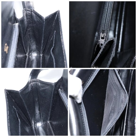 GUCCI Shoulder Bag Leather Black Gold Auth ep11506 - Picture 15 of 16